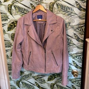 - GG30 light purple soft jacket simply styled Large L